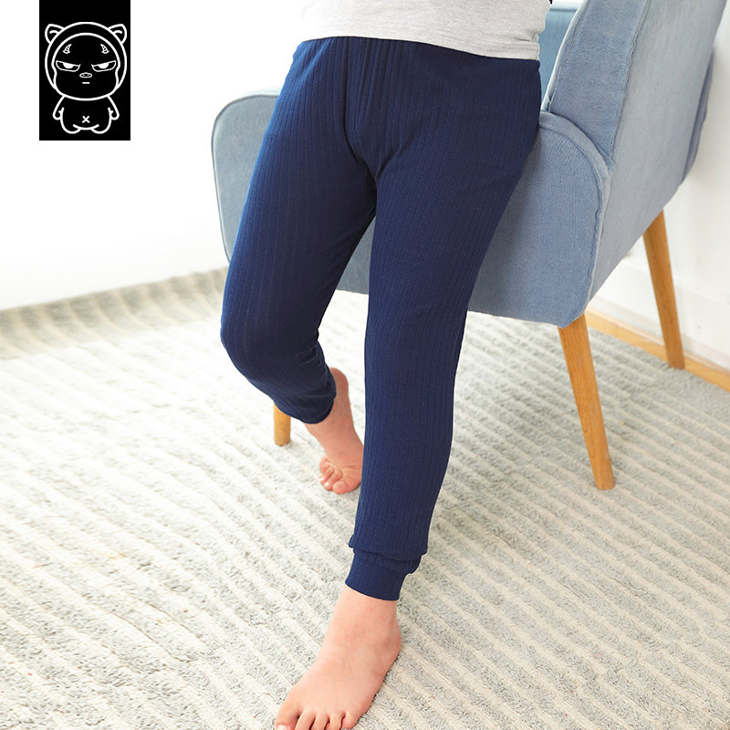 男童秋裤睡裤家居小猪托尼男大童男孩子胖童装男童加肥加大