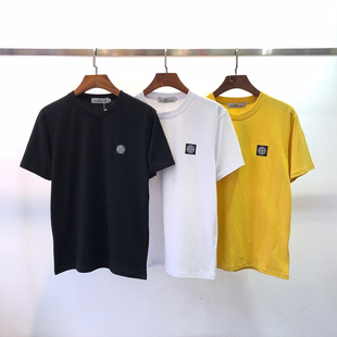 22FW2414 T-SHIRT TOPSTONEY 圆领短袖小圆标T恤衫 STONE 石头岛