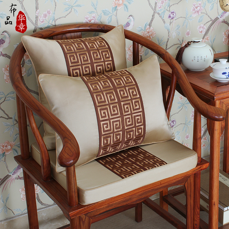 new pattern New Chinese style Pillows Cushion Office Pillow Lumbar pillow Rosewood sofa Seat cushion customized Backrest padin the Home Fabric , Pillow/Pillow category - from Buy2taobao.com to provide professional Taobao agent buy service