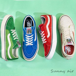 Sunny现货 VANS SK8 LOW SF牛油果绿低帮翻毛休闲板鞋VN0A4UWI4WS