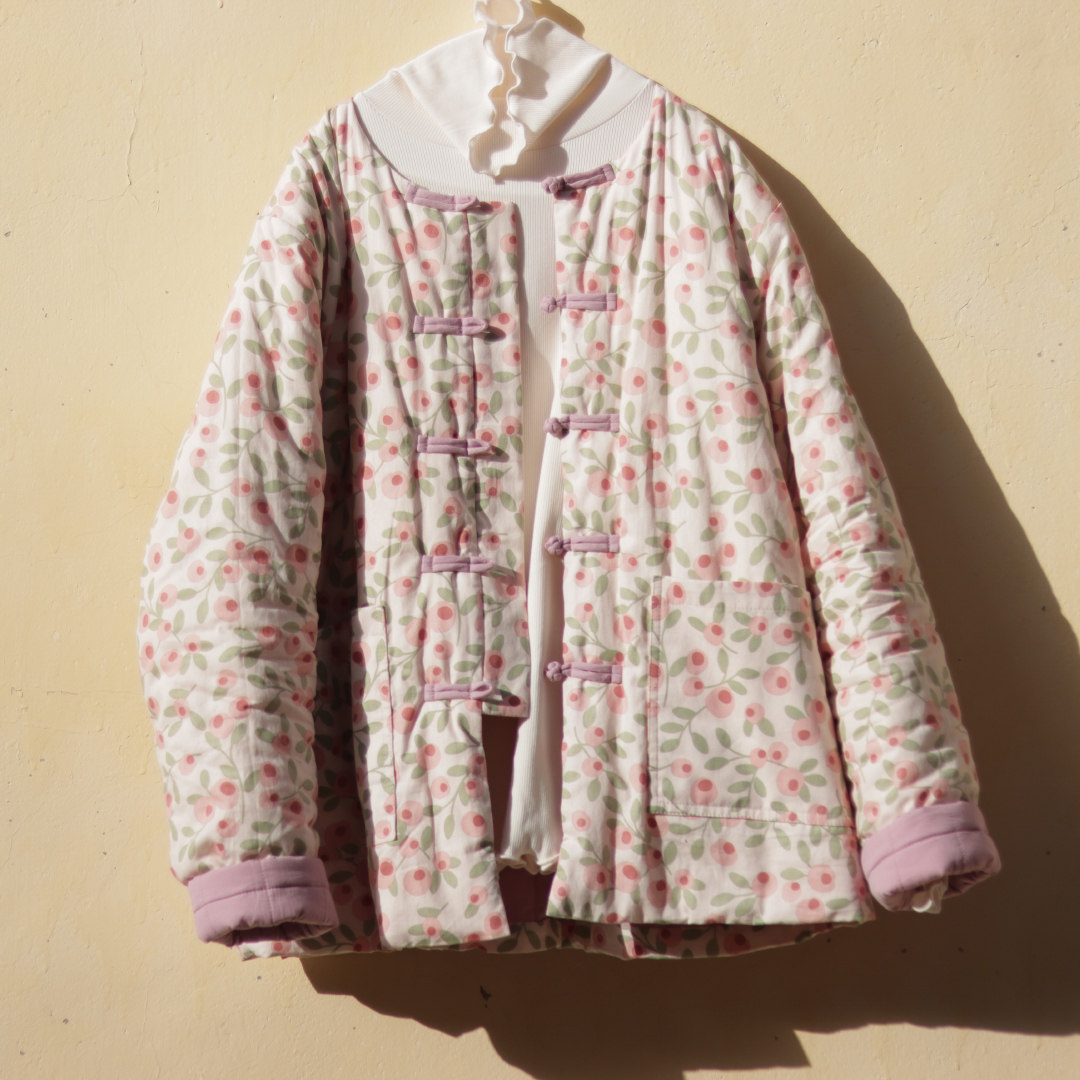 原创传统棉花棉服外套冬女棉袄文艺复古夹棉加厚上衣女宽松棉衣服