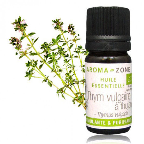 aromazone有机侧柏百里百里香香精油10ml法国az单方精油