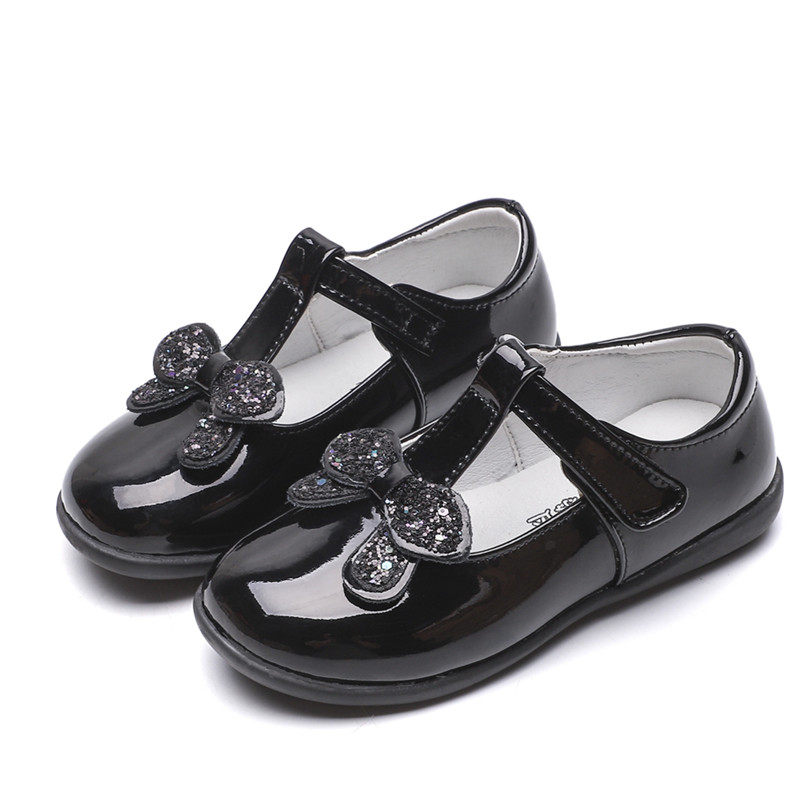 百慕达童鞋2021秋季新款公主真皮鞋儿童学生韩版女童皮鞋百搭潮鞋