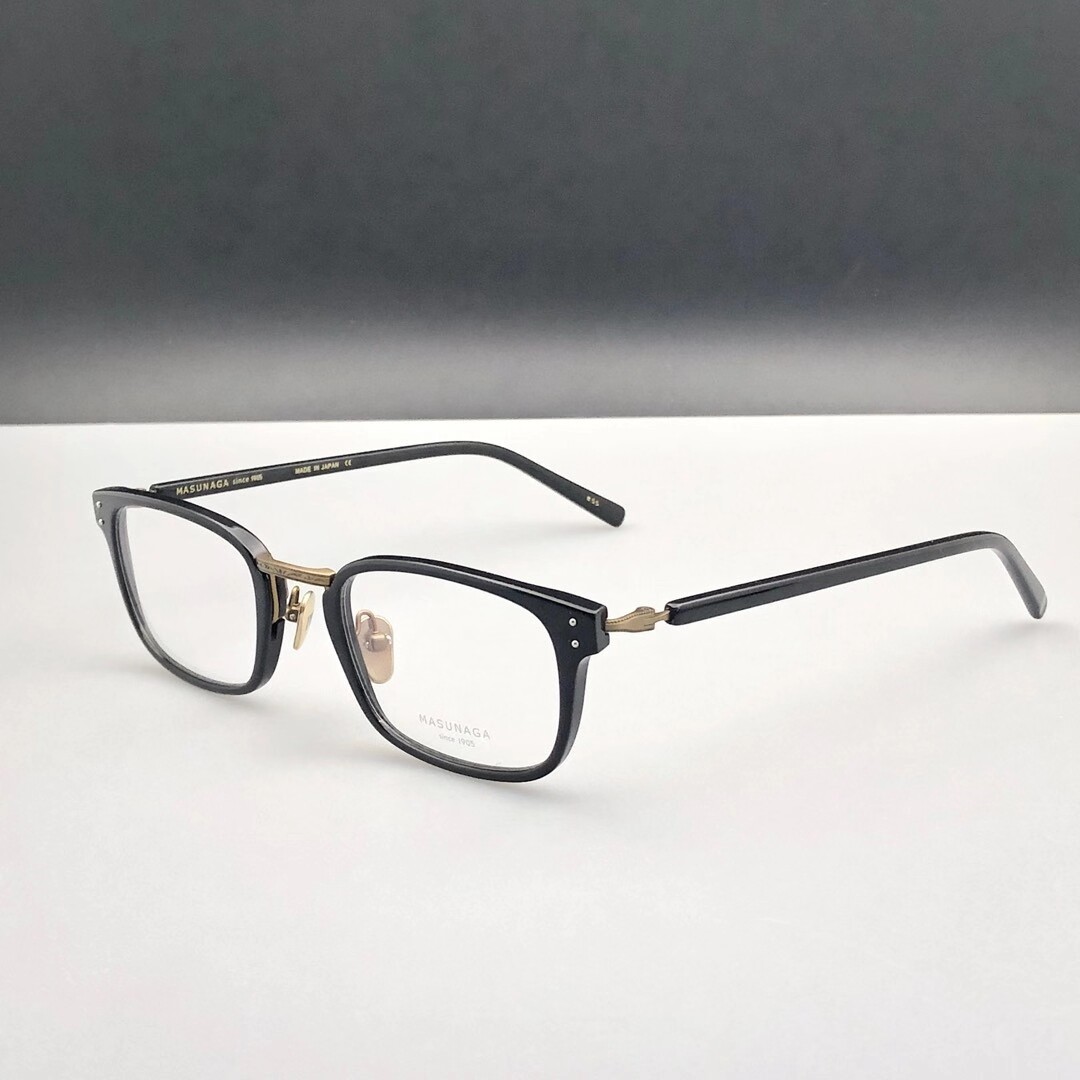 独具一格眼镜的优惠券大全—masunaga增永眼镜gms820日本潮复古方框