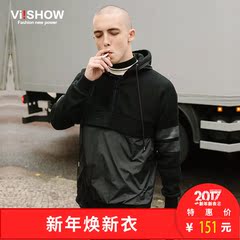 iFashion viishow2016秋季新品 嬉皮街头异质卫衣男 个性青年长袖