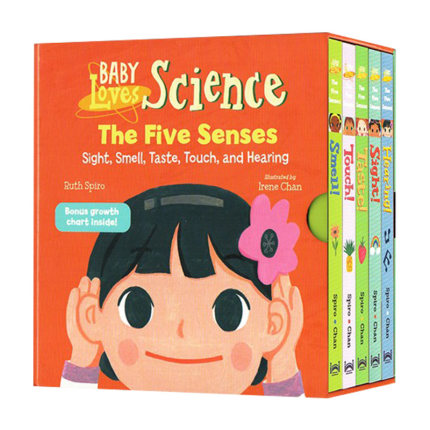 BABY LOVES FIVE BOX SET宝宝爱科学5册盒装 英文原版 萌萌的科学 边看边学亲子绘本 幼儿STEAM科学启蒙图画书 英文版英语书籍