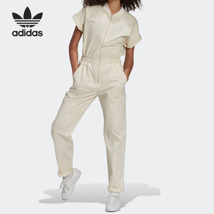 Adidas/阿迪达斯官方正品三叶草女子舒适休闲运动立领套装 GM5389