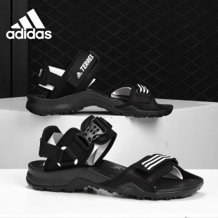 Adidas/阿迪达斯官方正品男女夏季轻便户外运动凉鞋拖鞋 EF0016