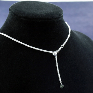 泰墨玄优雅格调60cm百搭链高品质可调节s925纯银肖邦项链