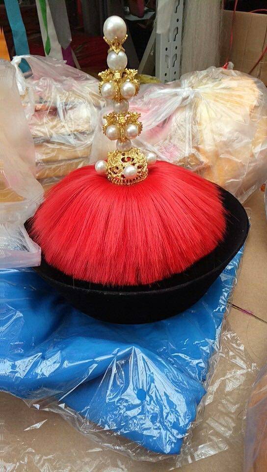 皇帝乾隆影视拍照影楼主题高档帽子