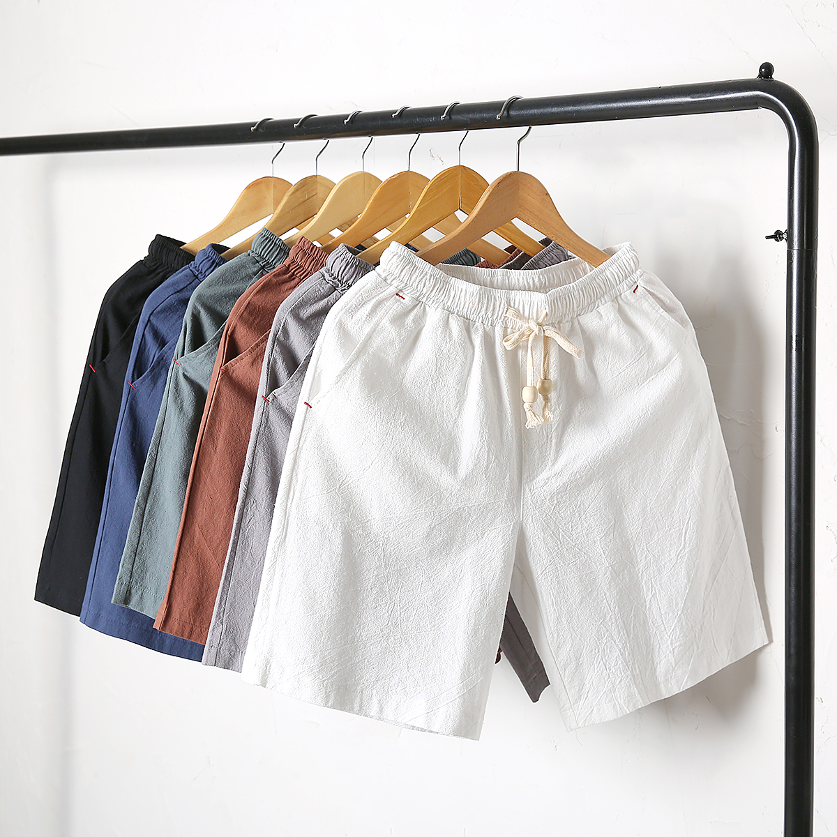 Men s casual shorts man summer cropped pants boy loose shortin the Men's clothing, Casual pants category - from Buy2taobao.com to provide professional Taobao agent buy service