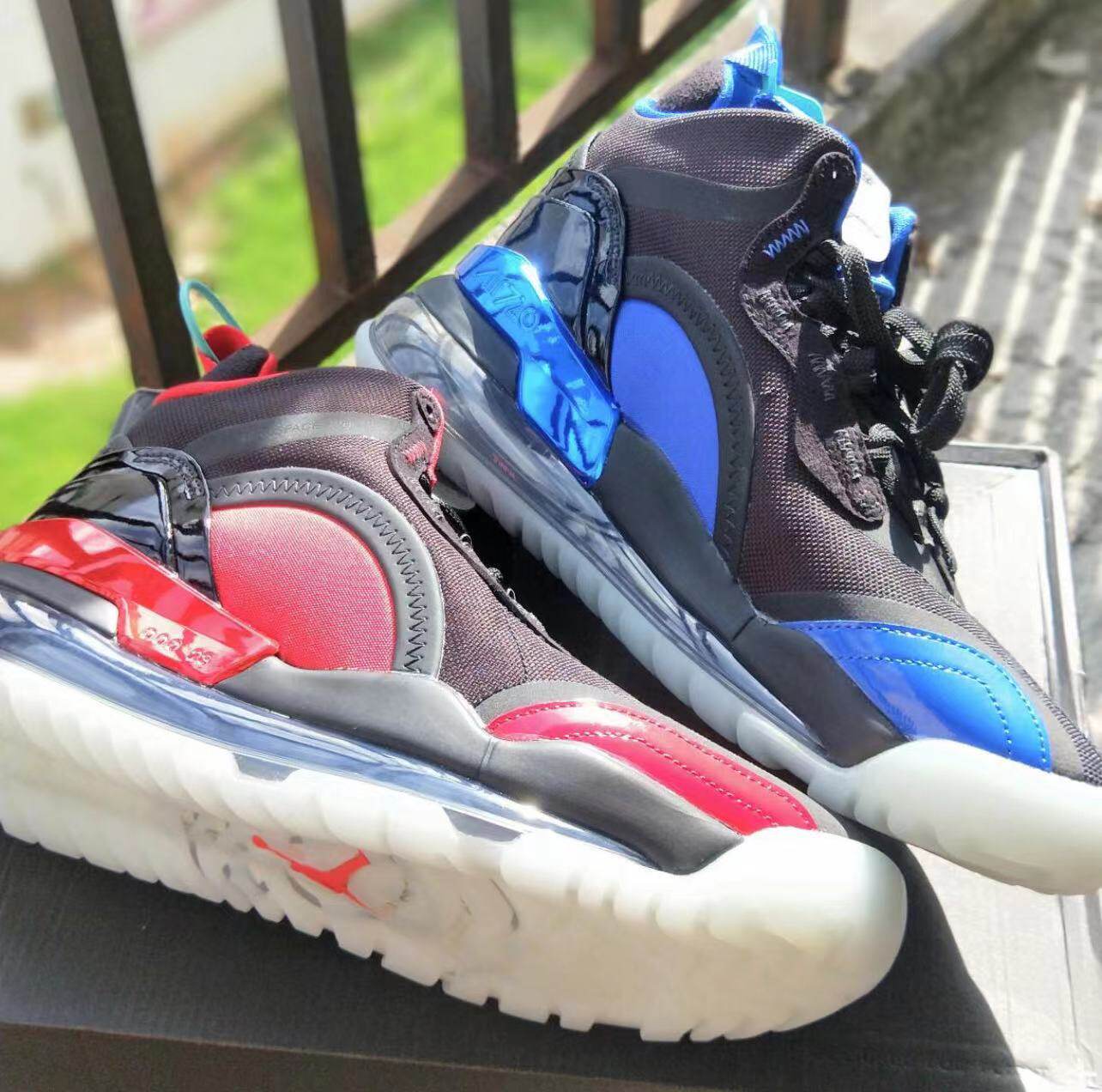 jordan aerospace 720 psg大巴黎红蓝鸳鸯气垫缓震篮球鞋 cv8453