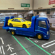 2023多美卡合金车黑盒斯巴鲁STI车队运输货车儿童玩具小汽车模型