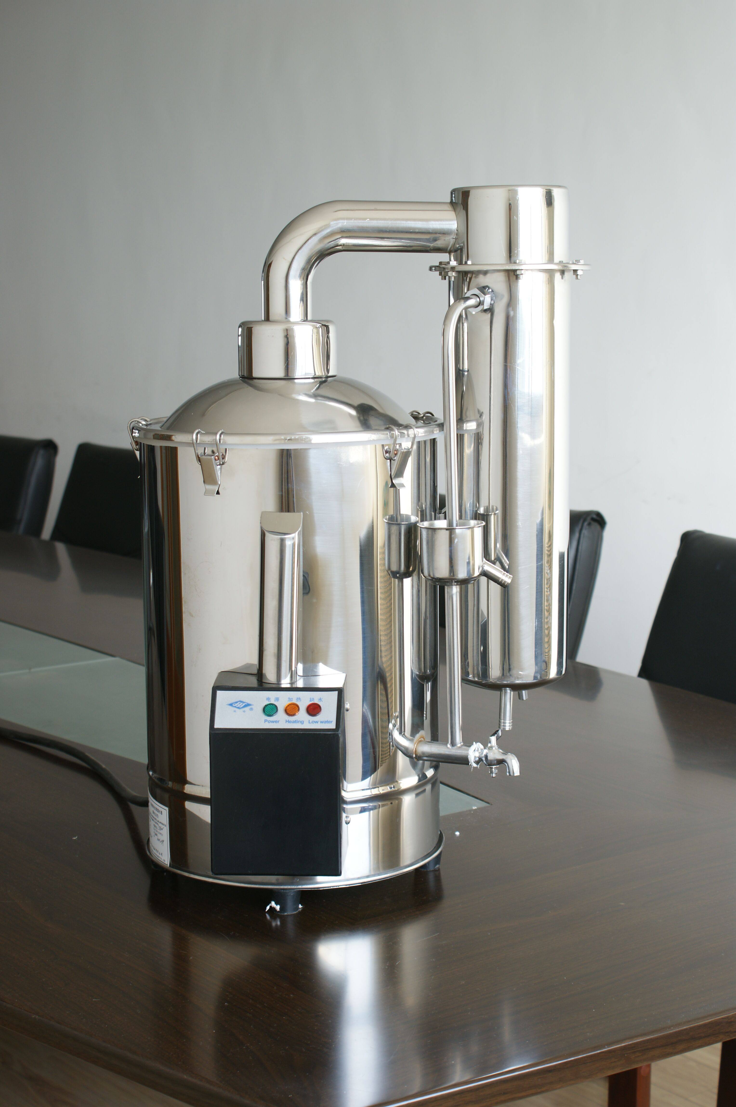 dz20z 三申断水自控不锈钢电热蒸馏水器 蒸馏水机 医用实验室机