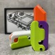 正版3D打印重力直跳萝卜刀解压治愈塑料玩具模型网红重力萝卜小刀