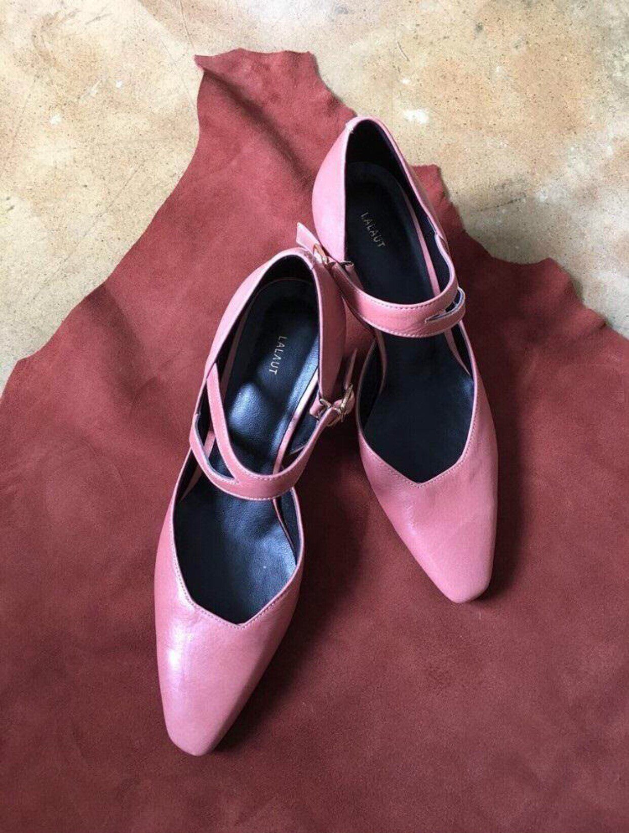 韩国粗跟高跟鞋