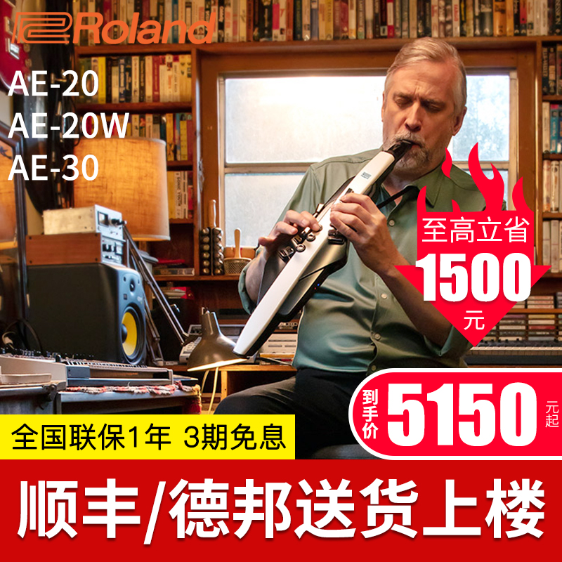 Roland罗兰电吹管AE20W/30老年人儿童初学者入门专业电子吹管乐器