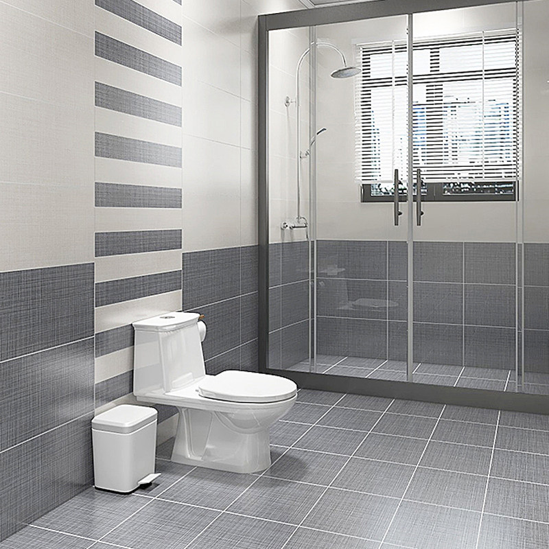 特价浴室地面防水地板贴 洗手间_卫生间浴室地板贴纸自粘厕所地面耐磨