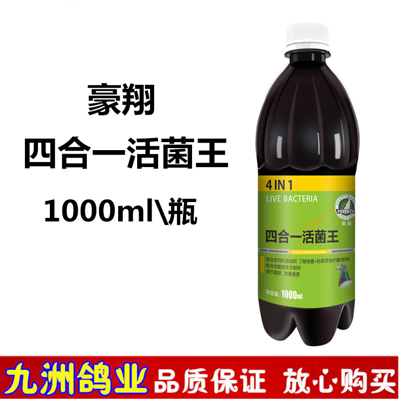 豪翔四合一活菌王信鸽用品赛鸽乳酸活