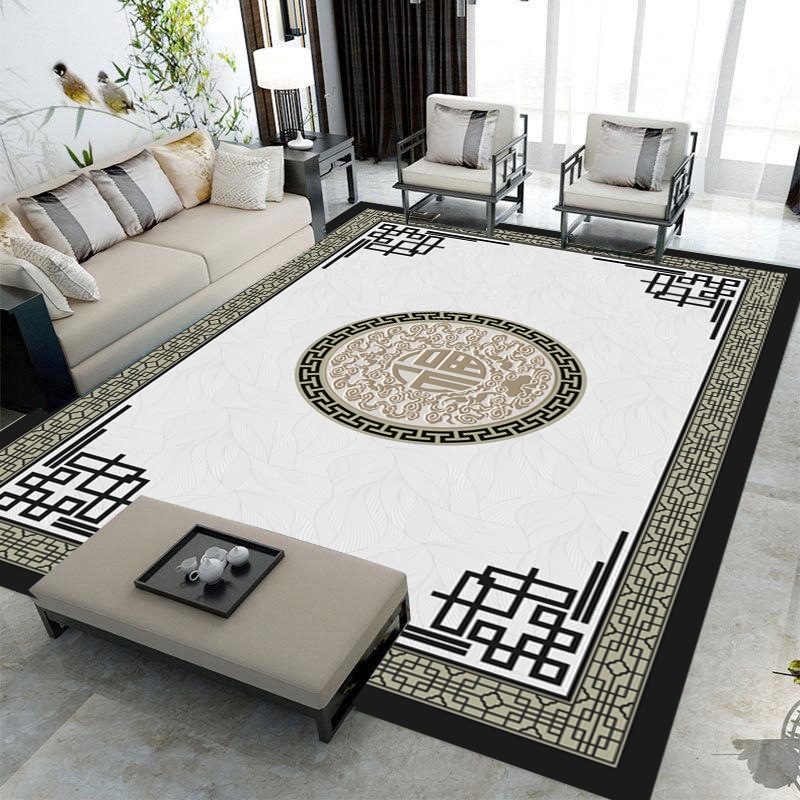 新中式地毯客厅轻奢高级2024新禅
