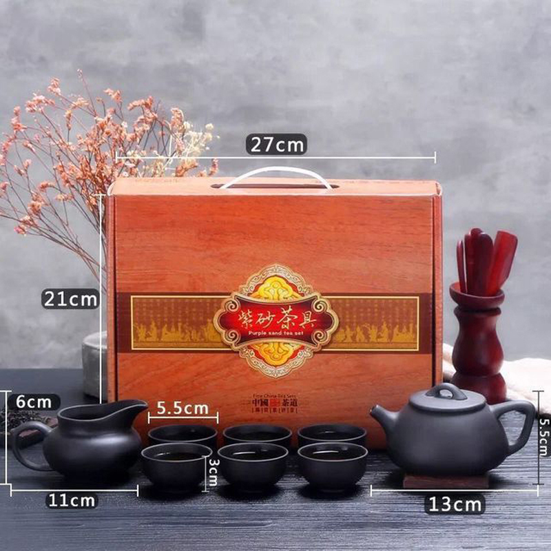 潮仙功夫茶紫砂陶瓷茶具一壶四杯茶壶套餐礼盒装四人小套9.9清仓|ruв категории посуда, чайный сервиз, кунг - Фу, чайный сервиз - от Buy2taobao.com для оказания профессиональной услуги покупки агента Taobao