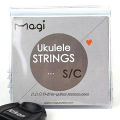Magi ukulele尤克里里琴弦1-4弦碳素套弦worth同材质日本产酒红色