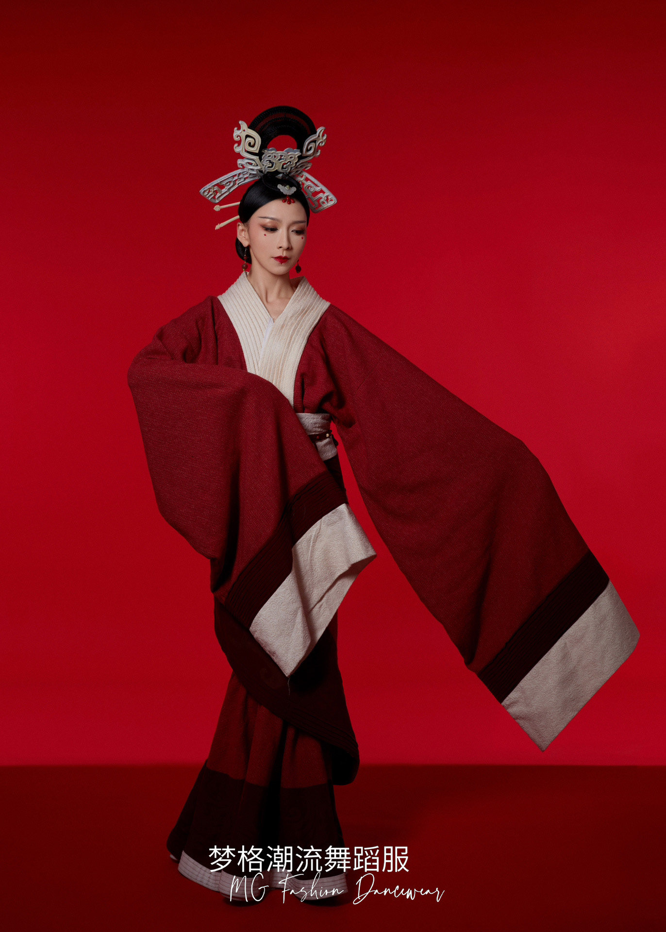 锦绣舞蹈演出服五星出东方春晚同款李倩汉舞服装古典舞古装汉服女