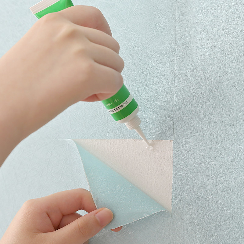 热销墙纸胶水 修补 胶水强力_墙纸胶水粘壁贴壁纸胶糯米胶家用修复起