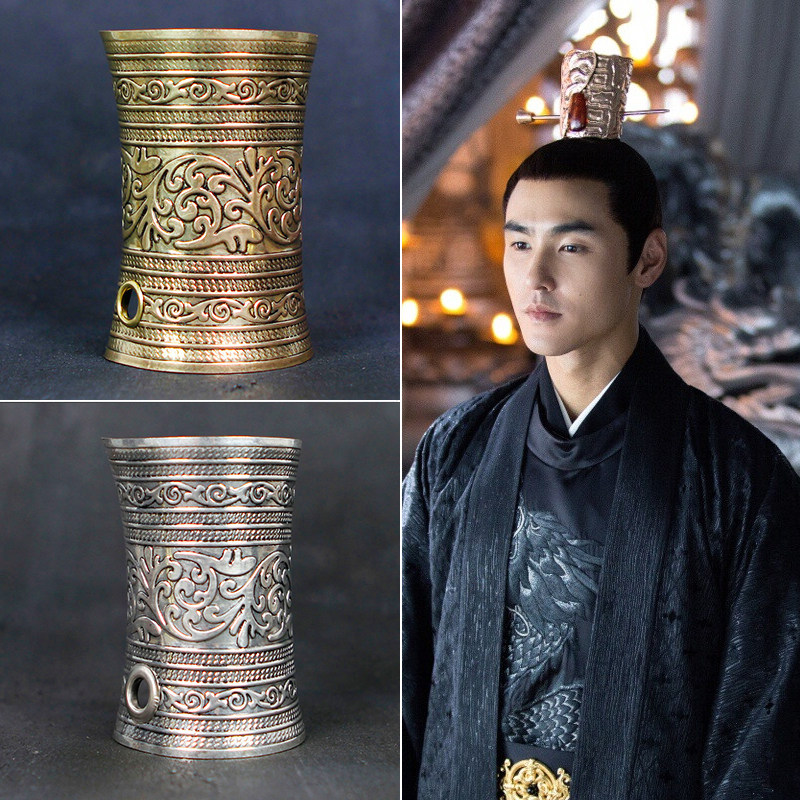 古装男士头冠发簪武侠造型发冠古风cos发饰男头饰公子头冠f-011