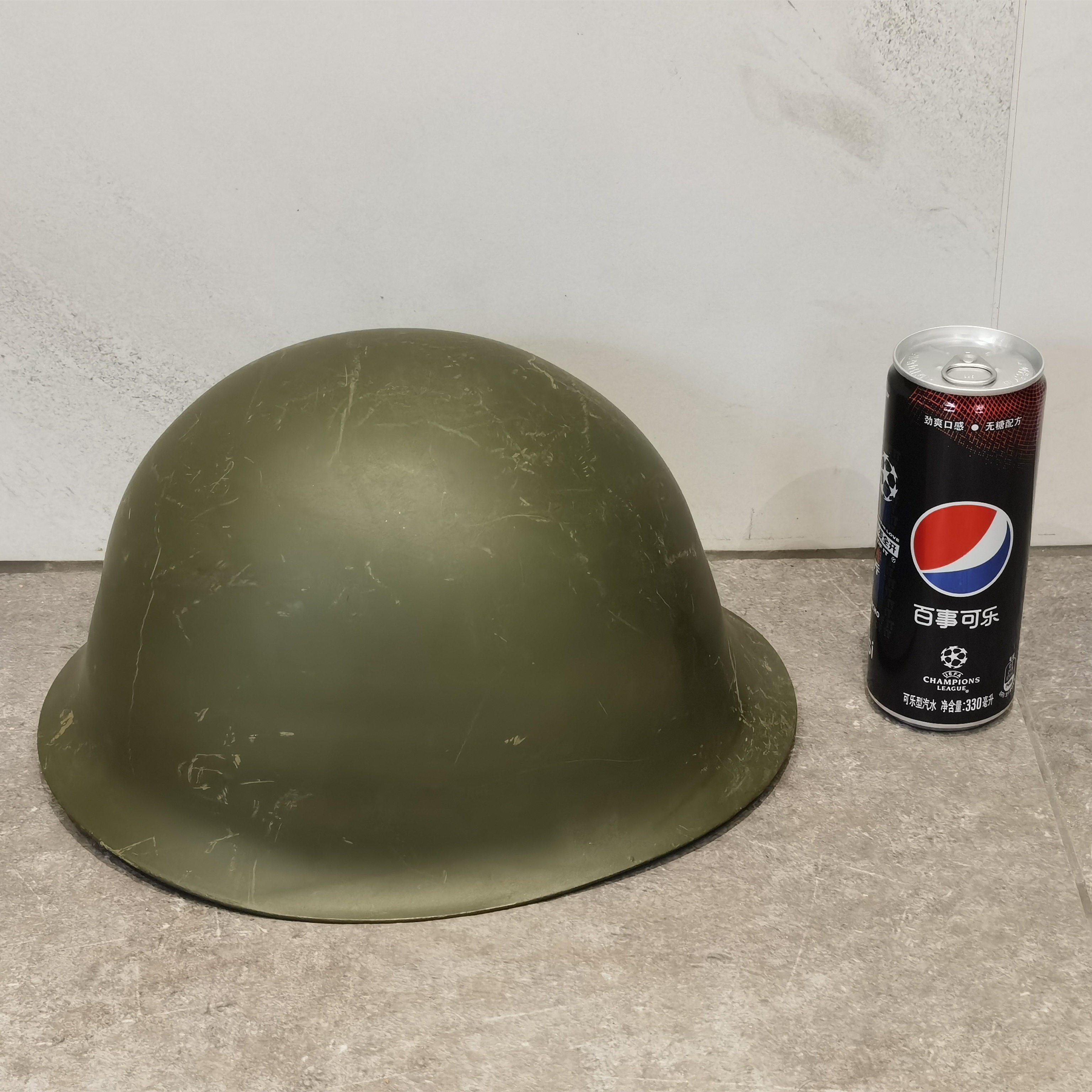 正品老物件钢盔80钢盔军绿色战时保命钢盔232钢可防弹盔