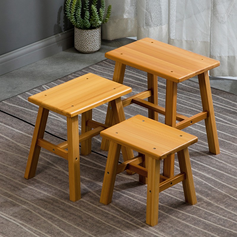 小木凳实木方凳家用客厅儿童矮凳板凳茶几凳换鞋凳木质登木头凳子