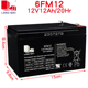 龙威天能电池12V12Ah铅酸蓄电池UPS拉杆音响6FM12消防控制箱电瓶