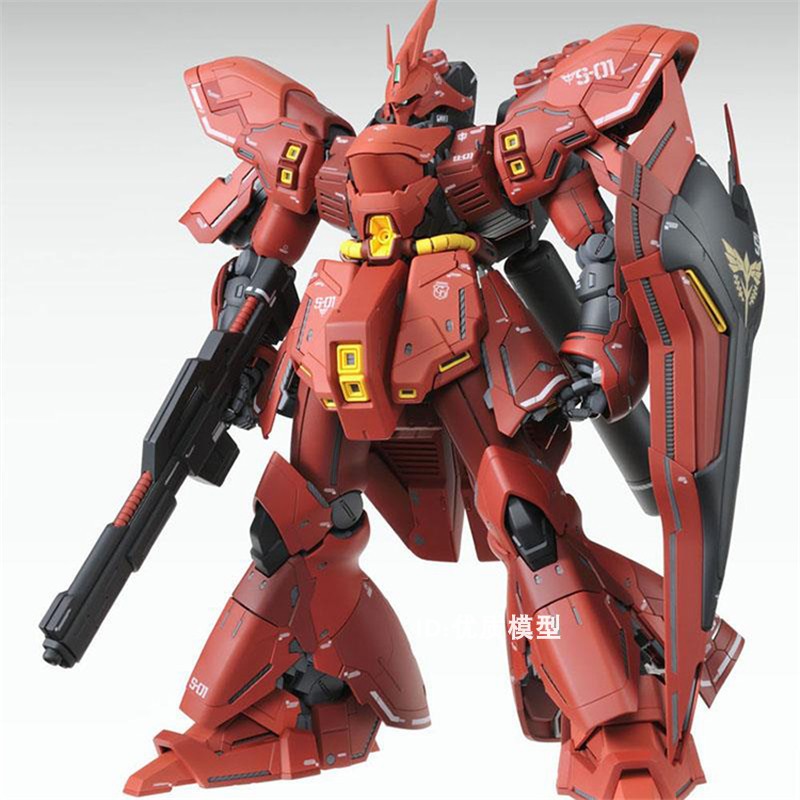 万代mg1100sazabi沙扎比verka卡版夏亚高达拼装模型