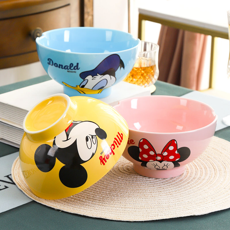 儿童卡通陶瓷泡面碗