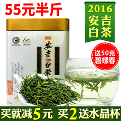 天天特价雨前特级安吉白茶2016新茶茶叶绿茶茶农直销250g包邮