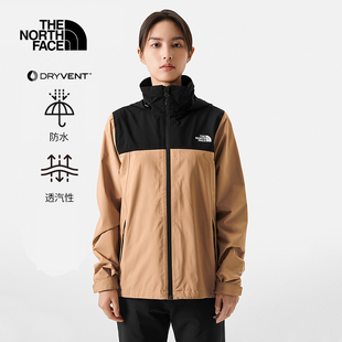 TheNorthFace北面单层冲锋衣女士秋冬新款户外可ZIP防水夹克7WCK