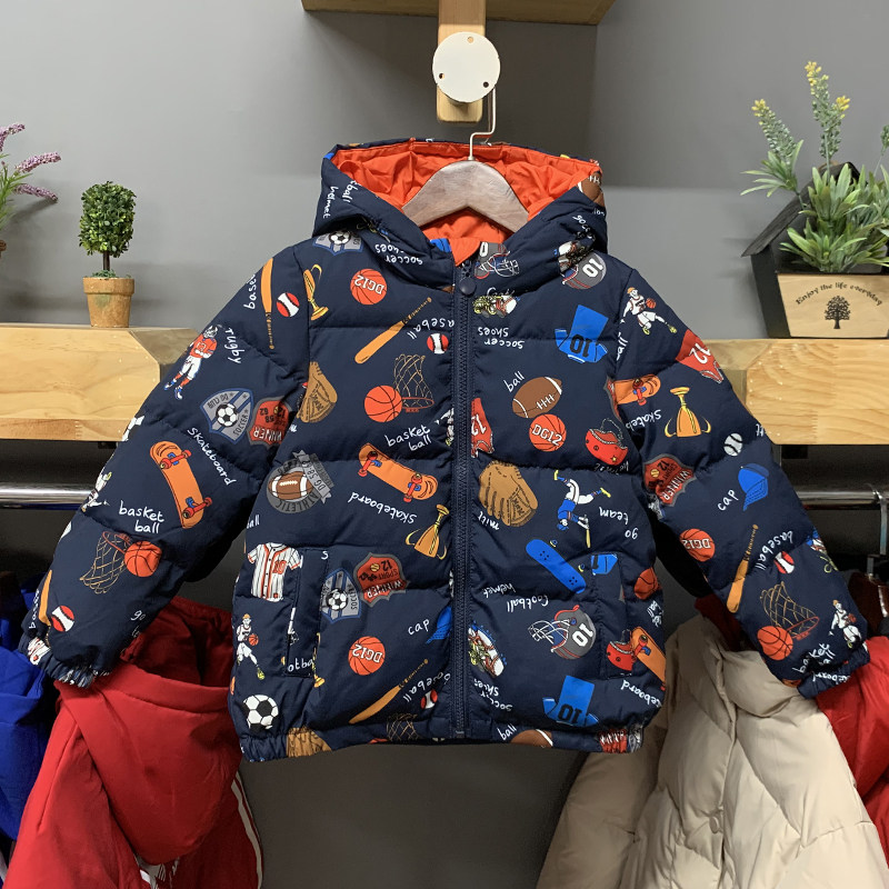 禾雪2020年儿童羽绒服正品洋气男童宝宝白鸭绒羽绒服女外套潮a127