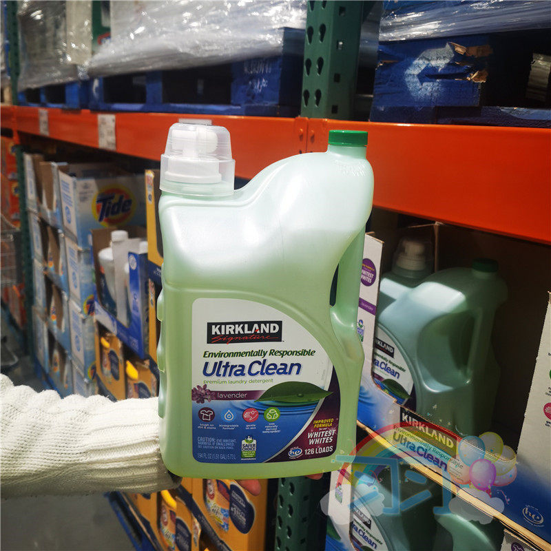 包邮上海costco购~美国进口kirkland科克兰洗衣液薰衣草香型5.73l