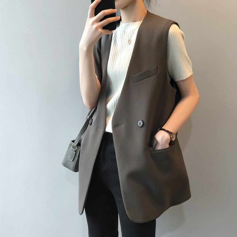 西装马甲背心女