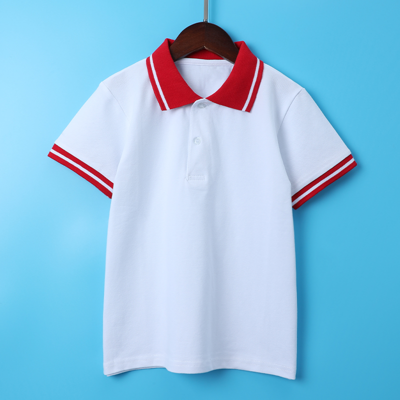 儿童校服男童女童短袖T恤POLO衫