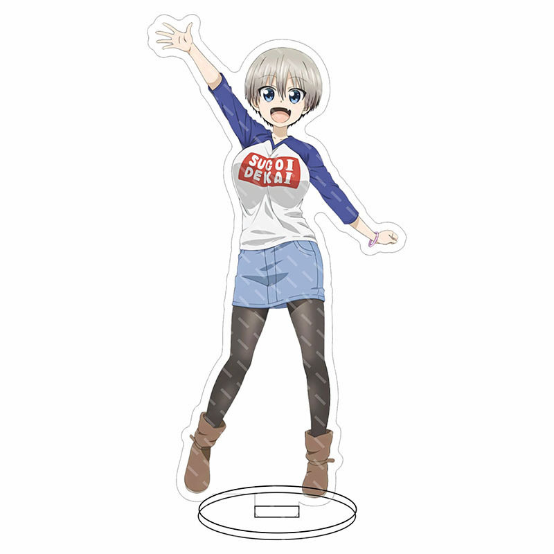 宇崎学妹想要玩大立牌宇崎花 樱井真一 亚细亚实榊逸仁亚克力摆件