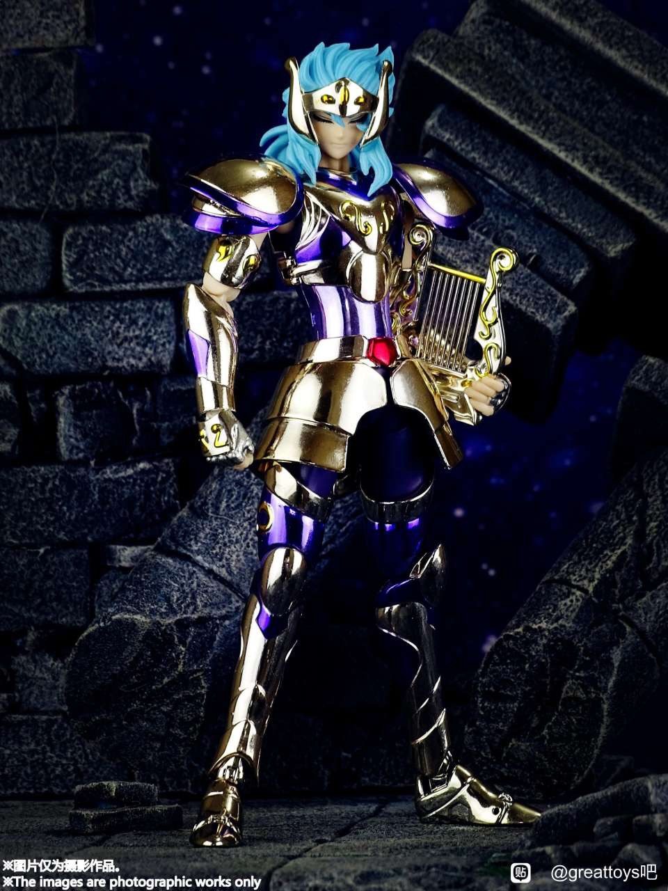 现货 特价 cs 传神天琴座 合金圣衣斗士神话模型 ex天琴座 奥路菲