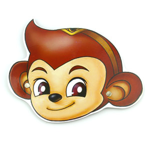 动物头饰 小猴子 儿童节日舞台表演道具 幼儿园演出用品 游戏面具