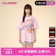 【纯棉复古风】LALABOBO24夏季新款宽松休闲短袖T恤女RBDB-DT15