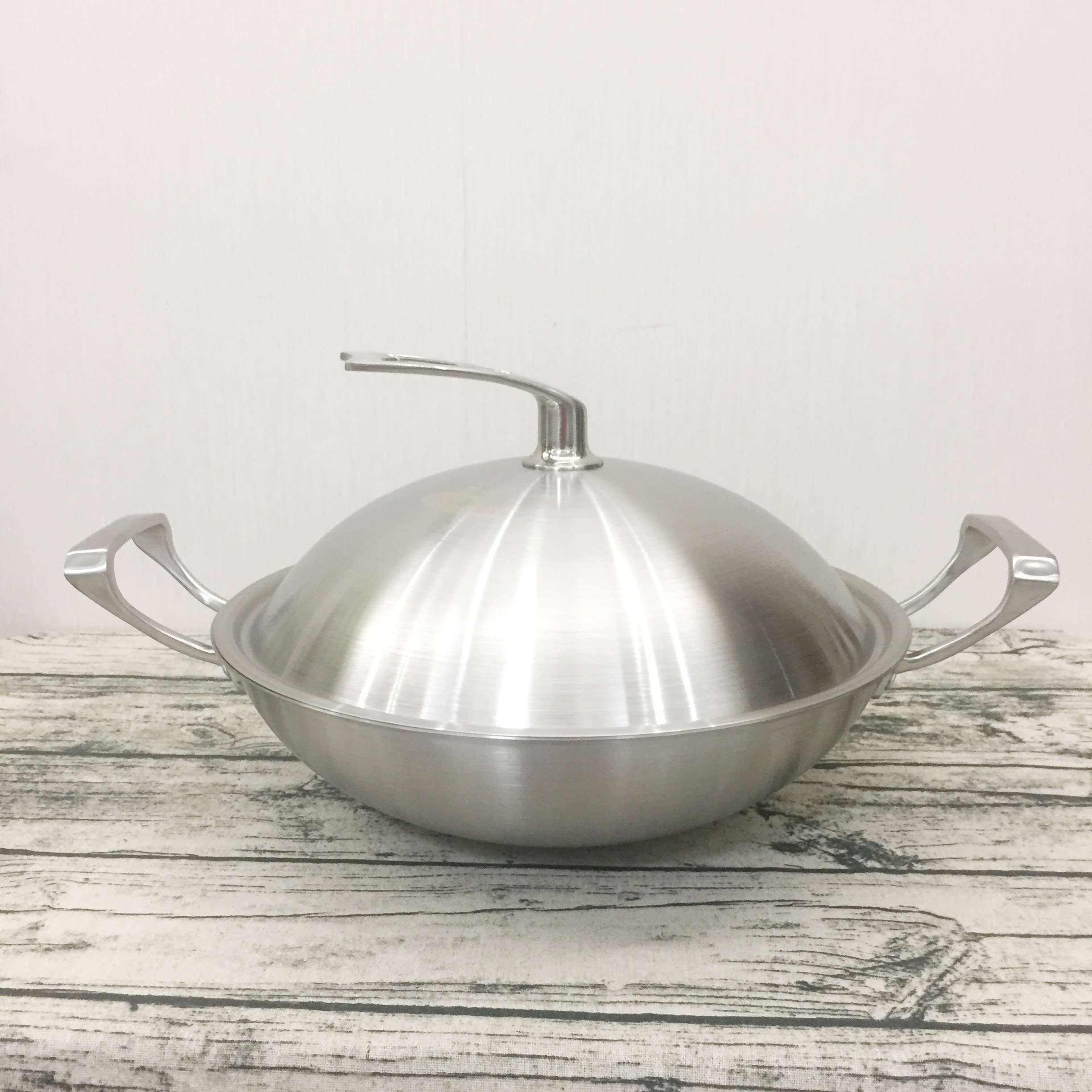 304不锈钢炒锅不粘锅无涂层尖底大额优惠券