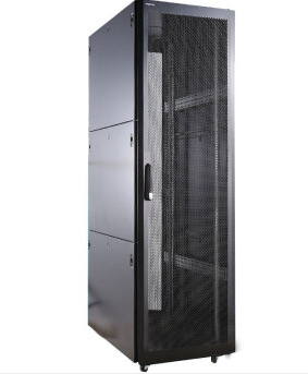 商城正品  42U图腾服务器机柜 2米 K36042  网络机柜 前后平板网孔后门双开器机柜