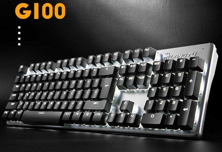 【图吧老哥】狼途g100机械键盘,青轴带灯真机械键盘