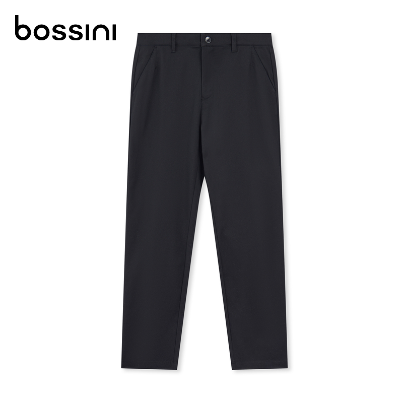 bossini女款2023年秋季新品简约通勤时髦显瘦易打理锥形休闲长裤