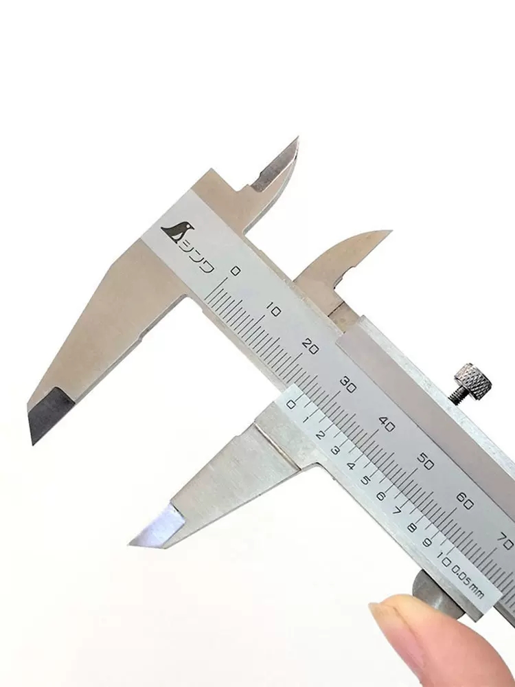 木工工具 游标四用高精度不锈钢便携式迷你卡尺 SHINWA亲和堤旁树