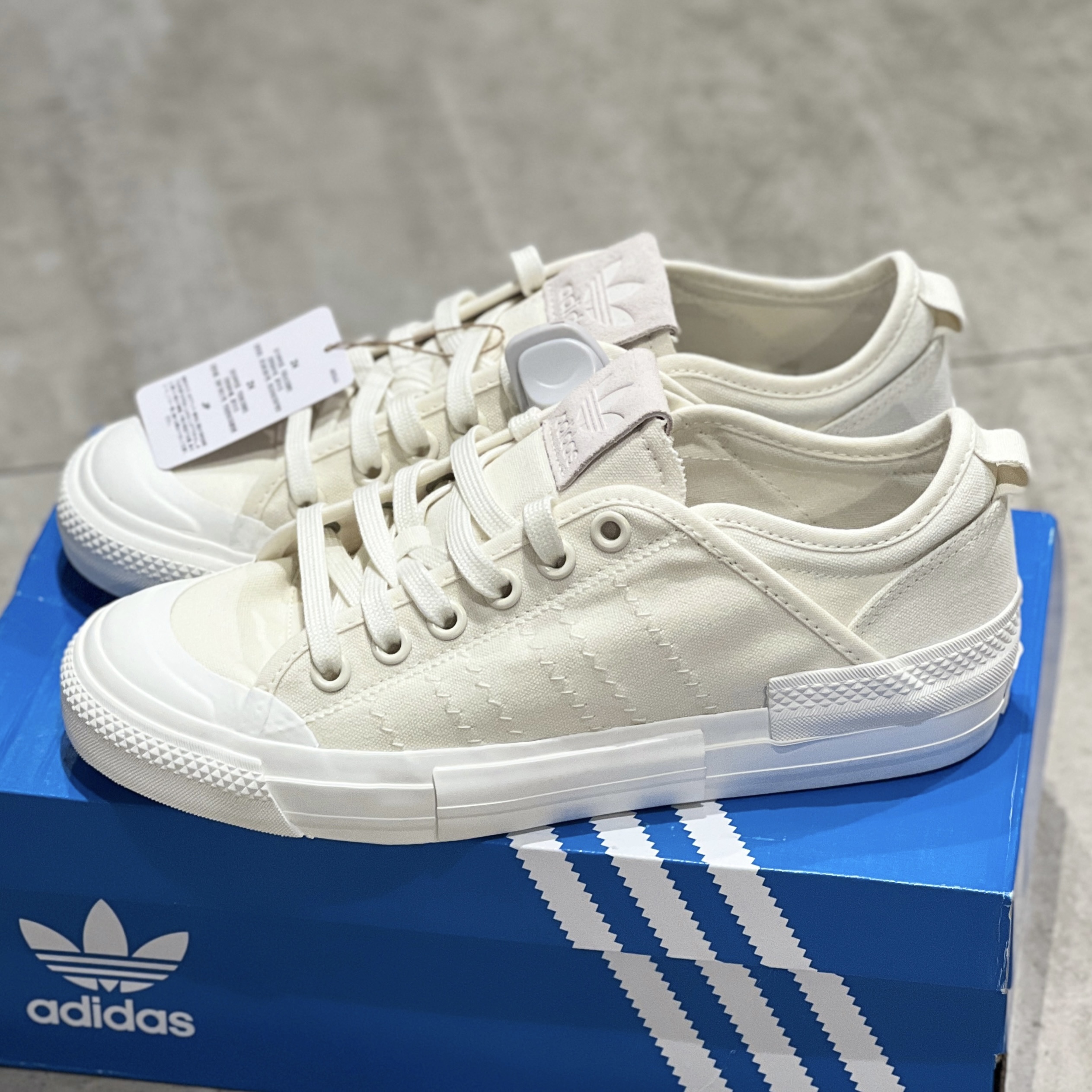 adidas三叶草 nizza low mfx 男女低帮运动复古休闲帆布鞋 gx8545